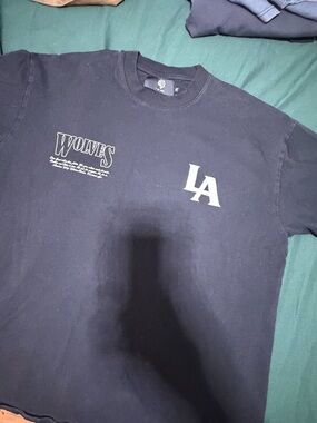 LA Wolves Black Graphic Crewneck Shirt